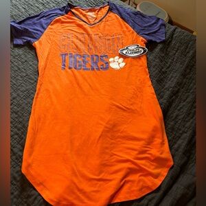 Clemson‎ Tigers Orange and Purple Pajama Shirt